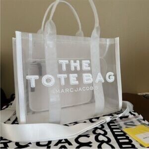 Marc Jacobs White Transparent Tote Bag